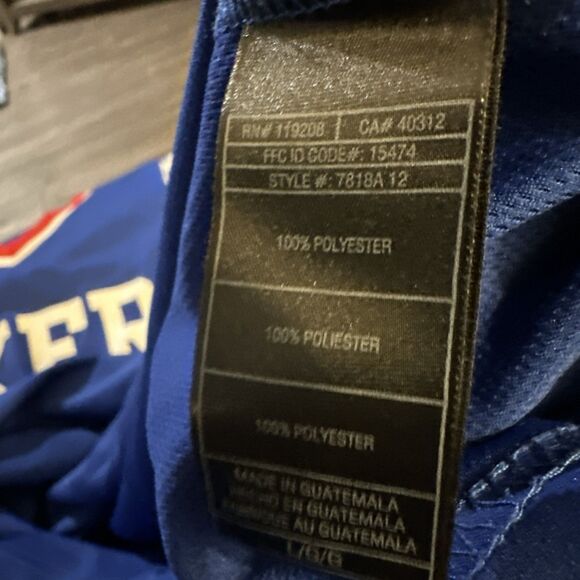 Philadelphia 76ers Jersey Large Basketball Adidas - Picture 9 of 14